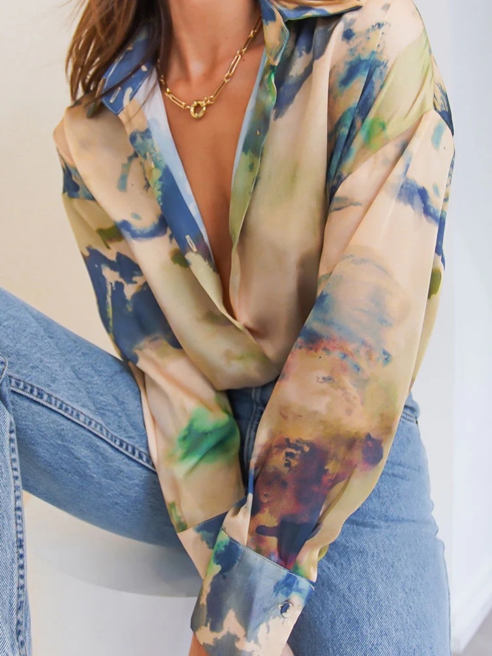 VRG GRL Button Down Shirt